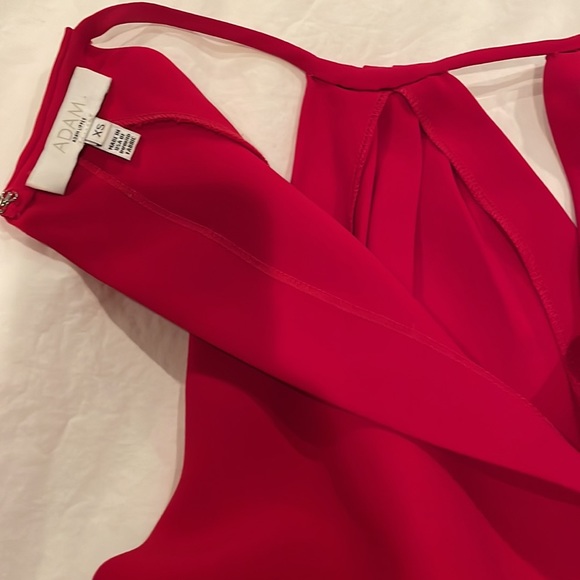ADAM By Adam Lippes Red Silk Halter Top size XS - Picture 10 of 11